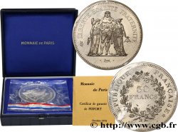 Piéfort argent de 50 francs Hercule 1975  GEM.223 P1