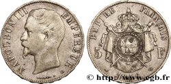 5 francs Napoléon III, tête nue 1856 Strasbourg F.330/8