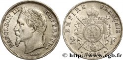 2 francs Napoléon III, tête laurée 1866 Paris F.263/2