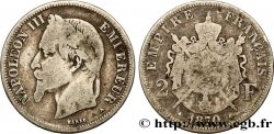 2 francs Napoléon III, tête laurée 1870 Paris F.263/12