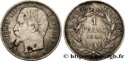 1 franc Napoléon III, tête nue, différent abeille 1860 Paris F.214/15