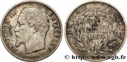 50 centimes Napoléon III, tête nue 1860 Strasbourg F.187/15