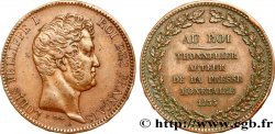 Essai module de 5 francs en cuivre 1833 Paris VG.2836 