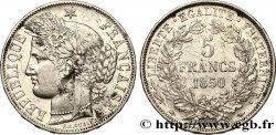 5 francs Cérès, IIe République 1850 Paris F.327/4