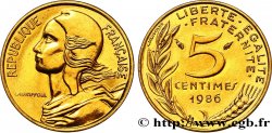 5 centimes Marianne, Brillant Universel 1986 Pessac F.125/22