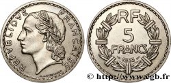 5 francs Lavrillier, nickel 1935  F.336/4