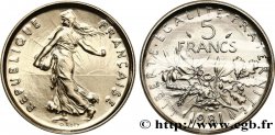 5 francs Semeuse, nickel 1981 Pessac F.341/13