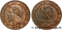 Cinq centimes Napoléon III, tête nue 1856 Lille F.116/36