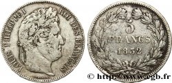 5 francs IIe type Domard 1832 Rouen F.324/2