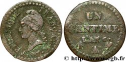 Un centime Dupré, petit 6 1798 Paris F.100/2