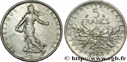 5 francs Semeuse, argent 1963 Paris F.340/7