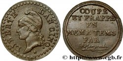 Essai de un centime, procédé de Gengembre 1797  Maz.384  AU 