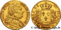 20 francs or Louis XVIII, buste habillé 1815 Bayonne F.517/14