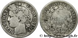 2 francs Cérès, IIe République 1849 Paris F.261/1