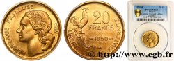 20 francs Georges Guiraud, 4 faucilles 1950 Beaumont-Le-Roger F.401/3