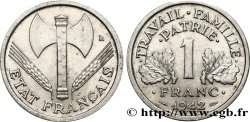 1 franc Francisque, lourde 1942  F.222/3