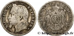 1 franc Napoléon III, tête laurée 1867 Strasbourg F.215/7