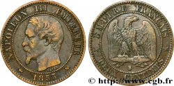 Deux centimes Napoléon III, tête nue 1855 Rouen F.107/21