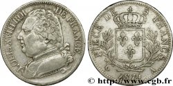 5 francs Louis XVIII, buste habillé 1814 Paris F.308/1