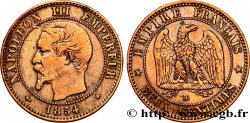 Deux centimes Napoléon III, tête nue 1854 Strasbourg F.107/11