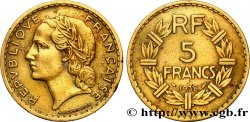5 francs Lavrillier, bronze-aluminium 1938  F.337/1