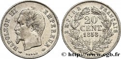 20 centimes Napoléon III, tête nue 1858 Paris F.148/10