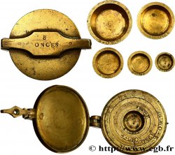 Pile de poids de 8 onces n.d. France  BB 