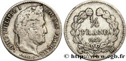 1/4 franc Louis-Philippe 1839 Strasbourg F.166/76