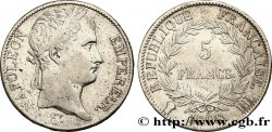 5 francs Napoléon Empereur, République française 1808 Strasbourg F.306/4