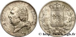 5 francs Louis XVIII, tête nue 1822 Bordeaux F.309/71