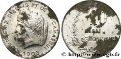 Essai en aluminium de 10 centimes, Compagnie d’Alais et de la Camargue 1908  GEM.268 2