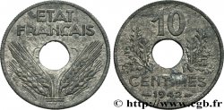 10 centimes Etat français grand module  1942  F.141/4
