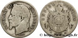 1 franc Napoléon III, tête laurée 1867 Strasbourg F.215/7