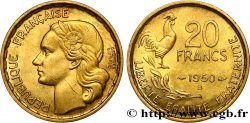 20 francs Georges Guiraud, 4 faucilles 1950 Beaumont-Le-Roger F.401/3 q.SPL 