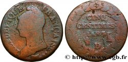 Cinq centimes Dupré, grand module 1799 Lyon F.115/68 B8 