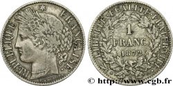 1 franc Cérès, IIIe République 1872 Bordeaux F.216/6
