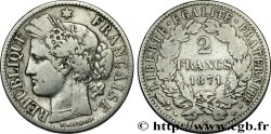 2 francs Cérès, avec légende 1871 Bordeaux F.265/7