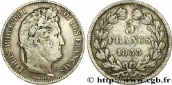 5 francs IIe type Domard 1833 La Rochelle F.324/18 VF20 