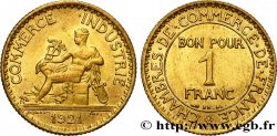 1 franc Chambres de Commerce 1921 Paris F.218/3