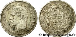 20 centimes Napoléon III, tête nue 1860 Paris F.148/13