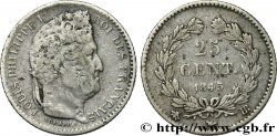 25 centimes Louis-Philippe 1845 Strasbourg F.167/2