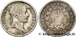 2 francs Napoléon Ier tête laurée, Empire français 1811 Toulouse F.255/32 TB+ 