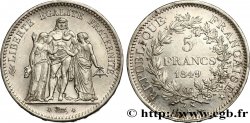 5 francs Hercule, IIe République 1849 Bordeaux F.326/7