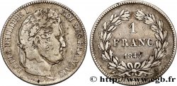 1 franc Louis-Philippe, couronne de chêne 1847 Paris F.210/110