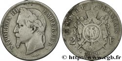 2 francs Napoléon III, tête laurée 1869 Strasbourg F.263/11