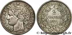 2 francs Cérès, avec légende 1871 Bordeaux F.265/7