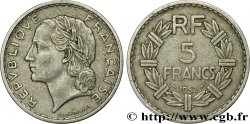 5 francs Lavrillier, aluminium 1952  F.339/22