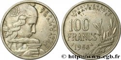 100 francs Cochet, Chouette 1958  F.450/13