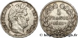 5 francs Ier type Domard, tranche en relief 1831 Bordeaux F.320/7