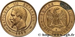 Dix centimes Napoléon III, tête nue 1852 Paris F.133/1